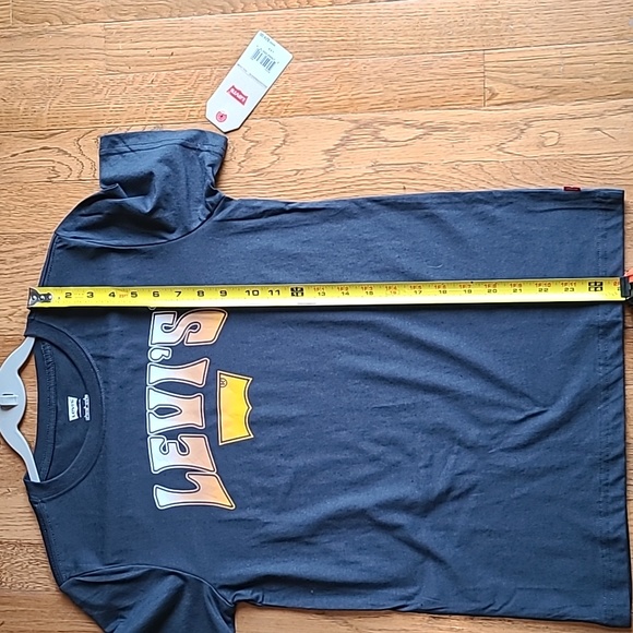LEVIS BRAND BOY'S BLUE SHORT SLEEVE T-SHIRT SIZE LARGE - Picture 9 of 10